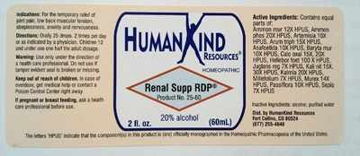 Label (Renal Supp Rdp Full Image)
